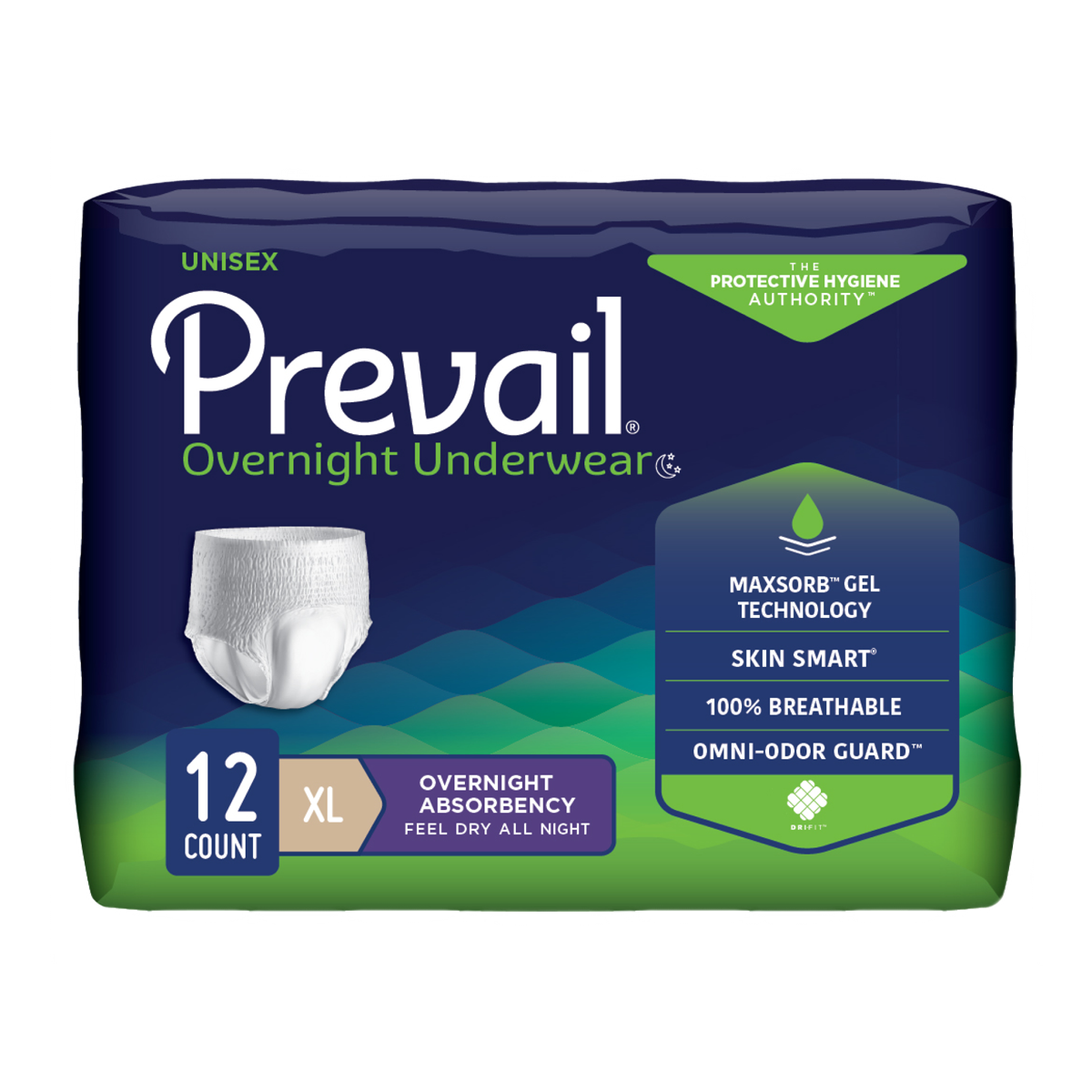 Prevail incontinence underwear unisex