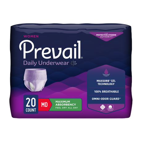 Prevail womens max absorbency underwear