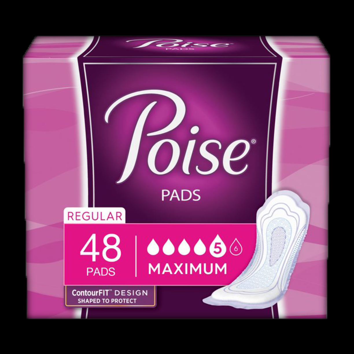 Poise Pads, Maximum Absorbency, Long Length - 39 count