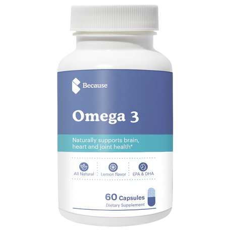 Because Omega 3 naturally supports brain, heart and joint health 60 capsules