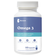 Because Omega 3 naturally supports brain, heart and joint health 60 capsules