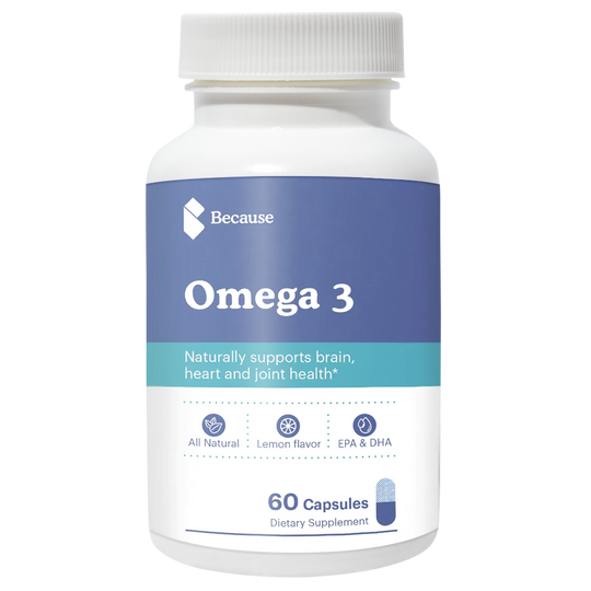 Because Omega 3 naturally supports brain, heart and joint health 60 capsules