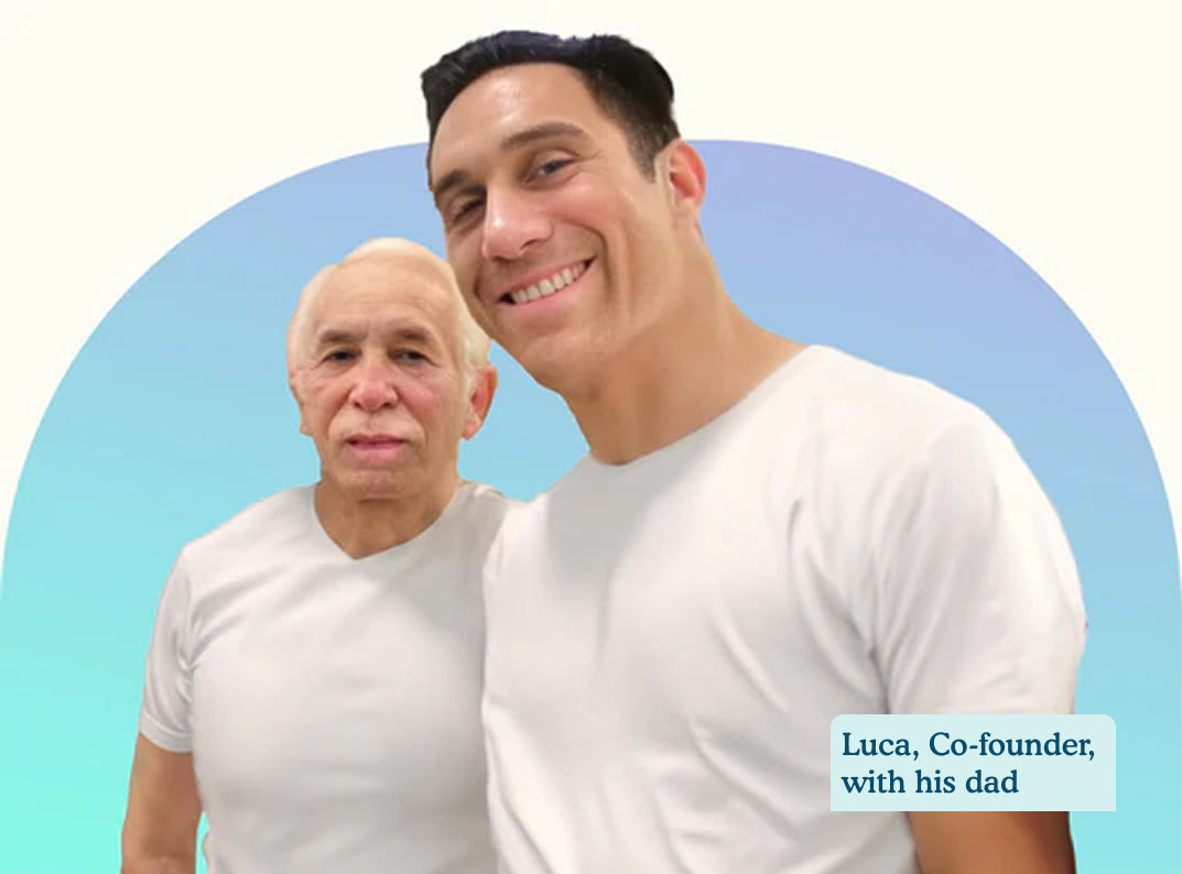 Luca, Because co-founder, with his dad