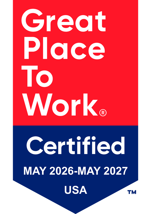 Great Place to Work-Certified, May 2026 – May 2027, USA
