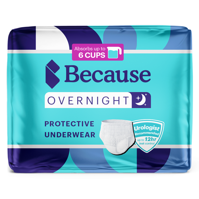 Because Overnight protective underwear pack